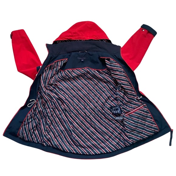 Tommy Hilfiger Women's Hooded Zipup Windbreaker Jacket - Picture 2 of 5